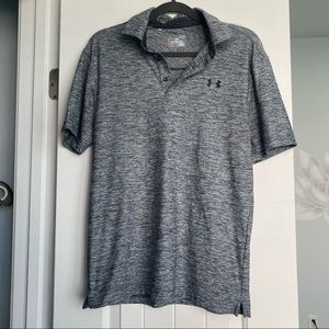 Mens Under Armour Heather Polo